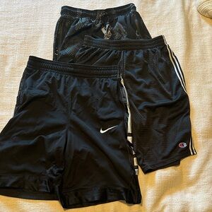 Champion Kids Black Athletic Shorts